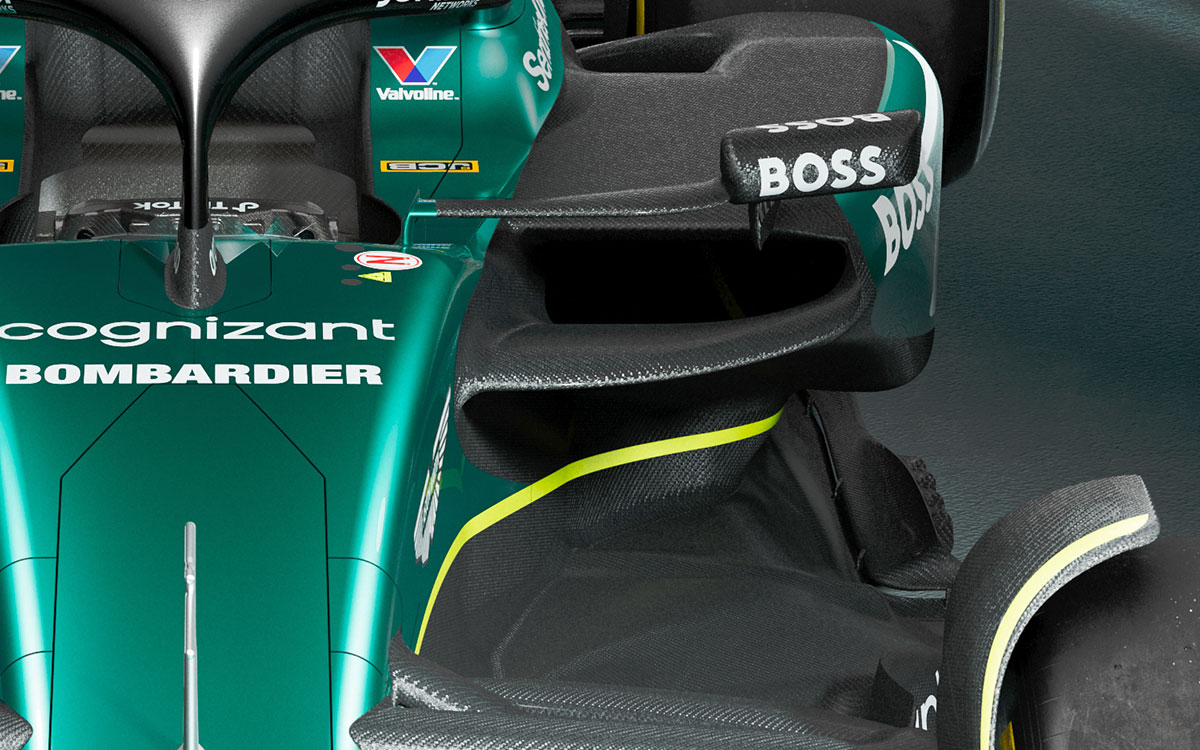 19枚の画像で見るアストンマーチンF1「AMR24」2024年新車の細部を