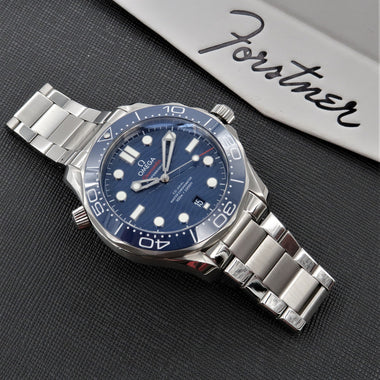 Contemporary Flat Link Bracelet for Omega Seamaster, Aqua Terra