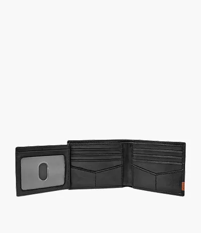 Quinn Leather Flip ID Bifold Wallet - ML3644001 - Fossil
