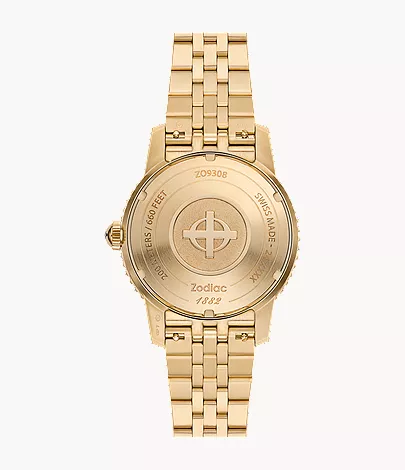 Compression Diver 18K Gold-Plated Watch ZO9308 - Zodiac Watches®