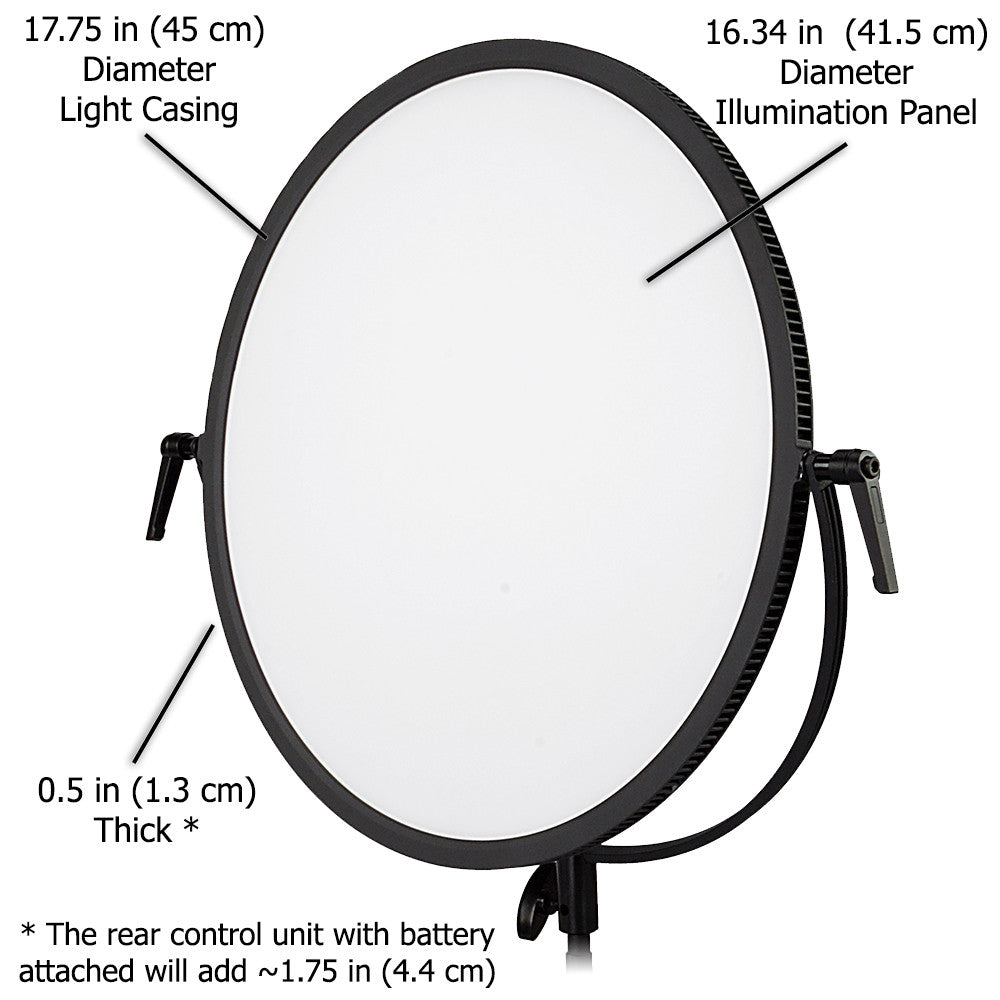 Fotodiox Pro FlapJack LED C-700RSV Bicolor Studio Edge Light