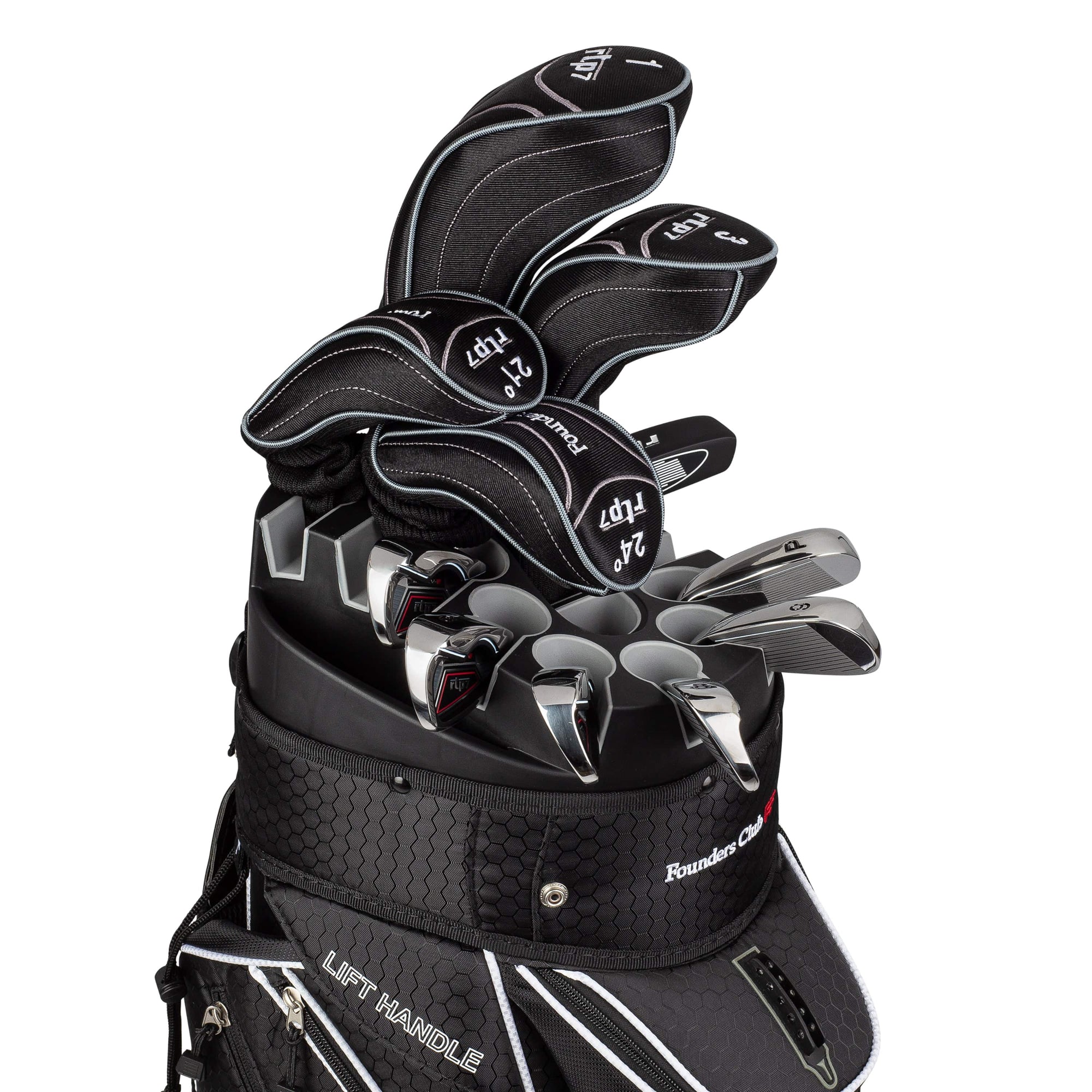 Founders Club RTP7 Men's Golf Club Set with 14 Way Organizer Golf Bag