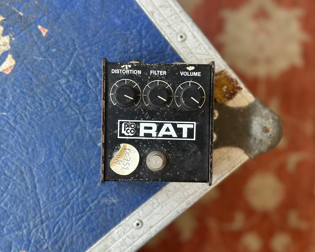 1988 Pro Co RAT - 'Black Face' - Made in USA (LM308) – Found Sound