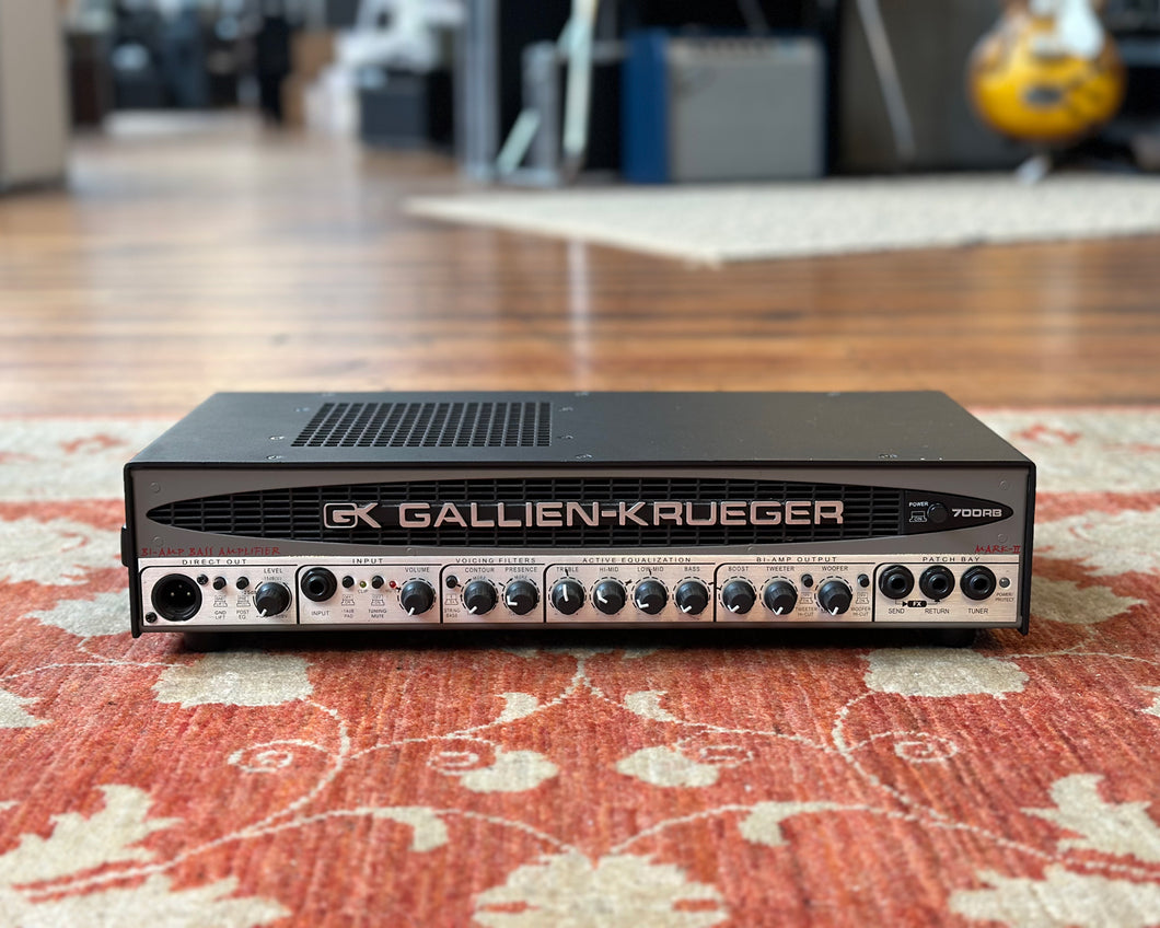 Gallien Krueger 700RB Mark II 450-Watt Biamp Bass Amp Head – Found