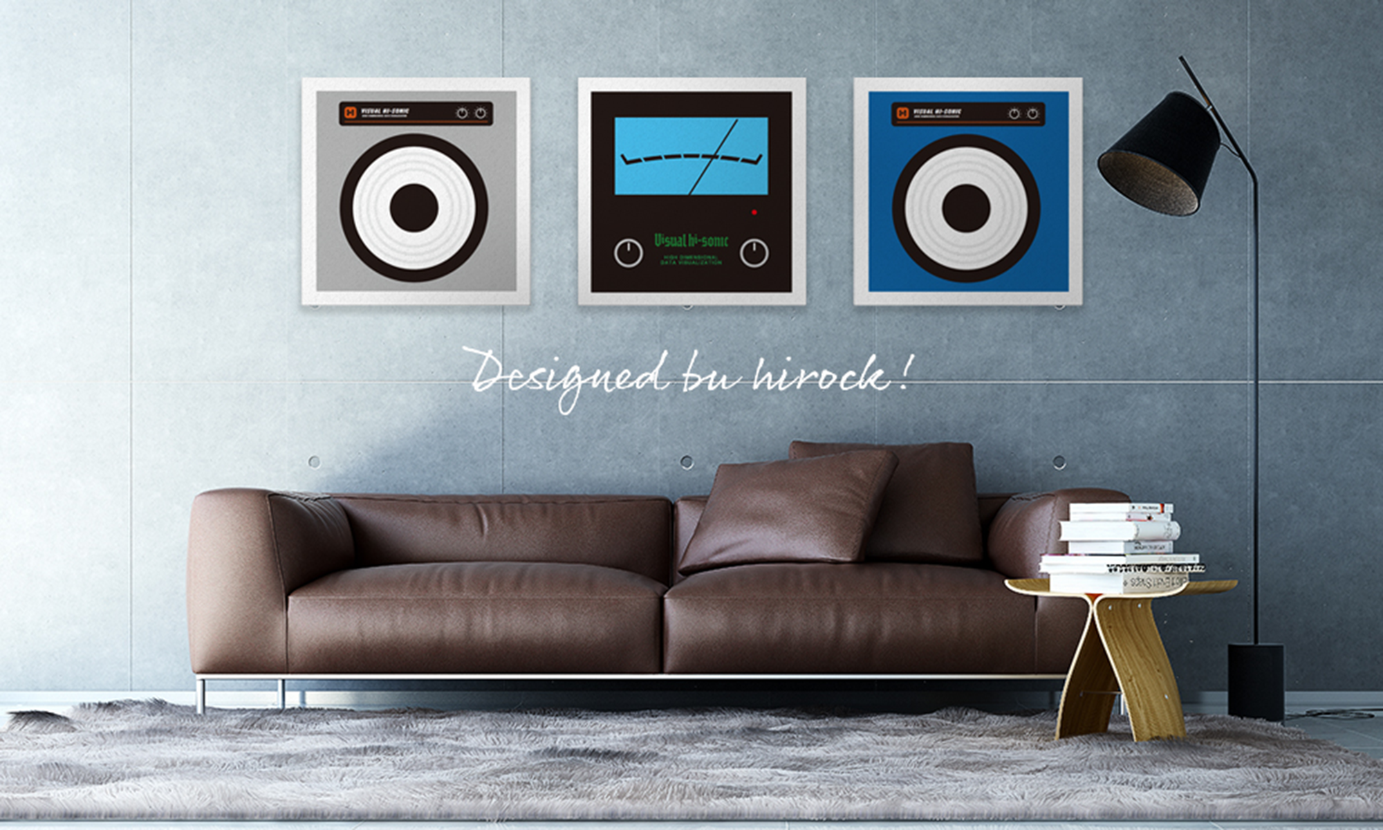 インテリアBluetoothスピーカー「Visual Sonic」にマルチクリエイター