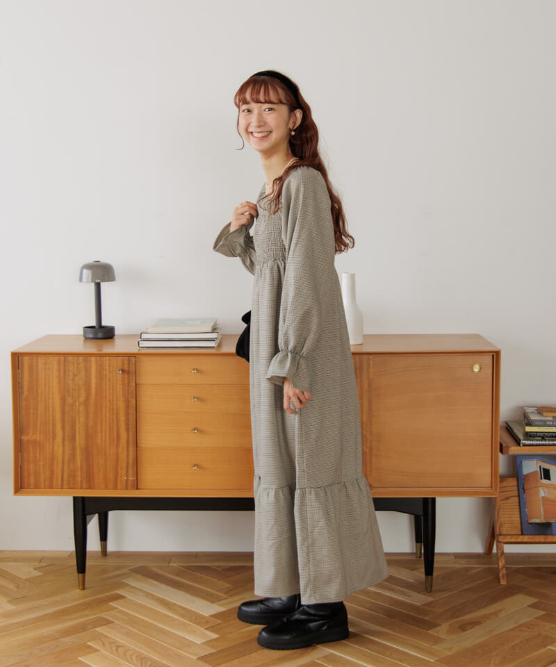 60%OFF】classic check onepiece～ｸﾗｼｯｸﾁｪｯｸﾜﾝﾋﾟｰｽ | flower／フラワー