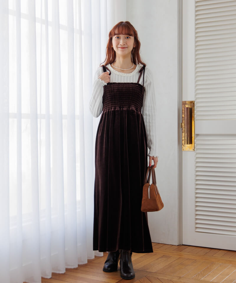 20%OFF】melting velour onepiece2～ﾒﾙﾃｨﾝｸﾞﾍﾞﾛｱﾜﾝﾋﾟｰｽ2 | flower