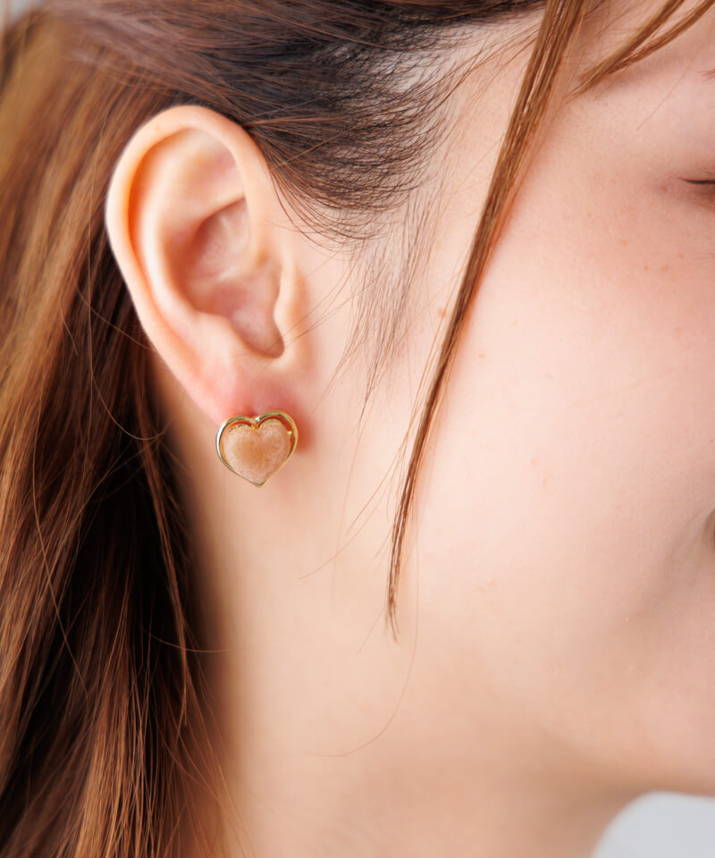 suedelike heart pierce～ｽｴｰﾄﾞﾗｲｸﾊｰﾄﾋﾟｱｽ | flower／フラワー公式通販