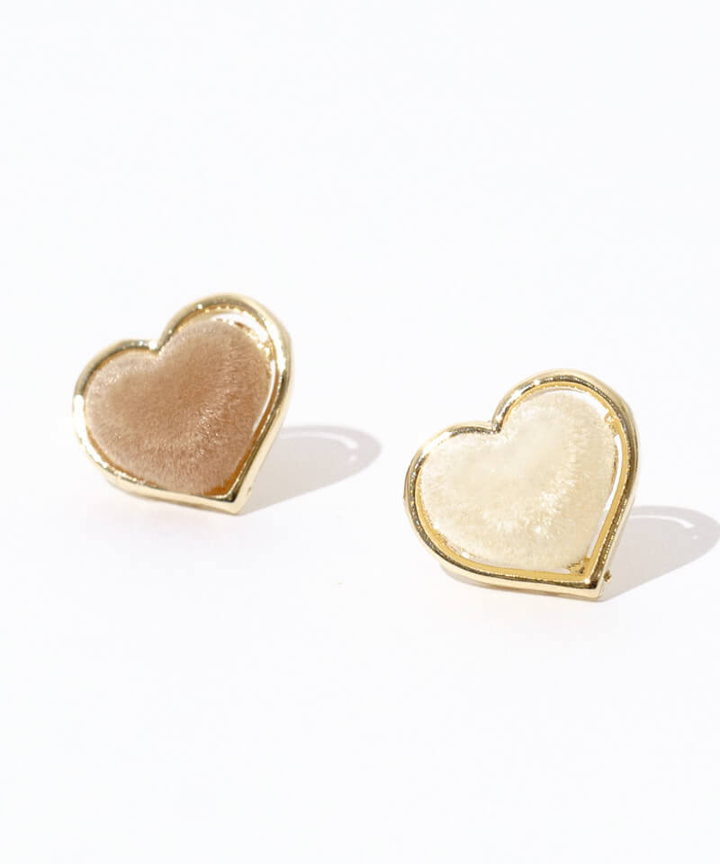 suedelike heart pierce～ｽｴｰﾄﾞﾗｲｸﾊｰﾄﾋﾟｱｽ | flower／フラワー公式通販