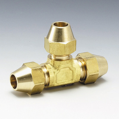 フローバル株式会社 黄銅 銅管 フレアジョイント 3方フレアーチーズ