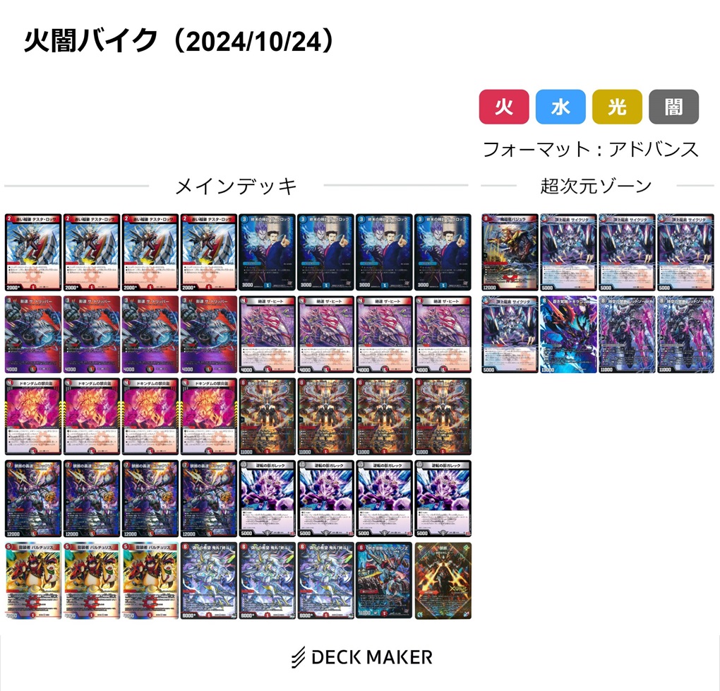 デュエマ・アドバンス】火闇バイク デッキ解説（※追記あり） | flat