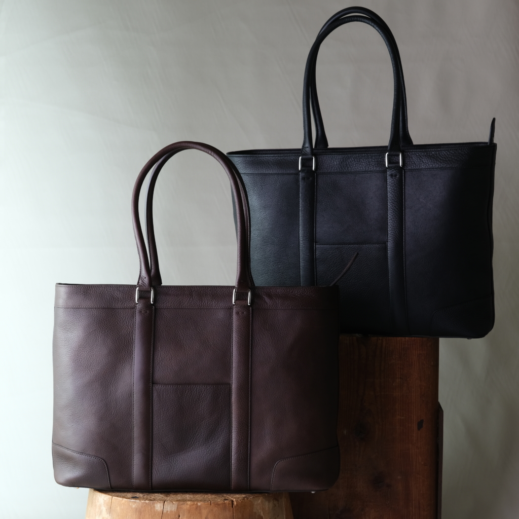 大きめトートバッグの決定版【オンオフ対応の本革バッグ