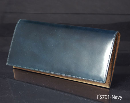 シェルコードバン長財布（小銭入付き） - Flathority(フラソリティ