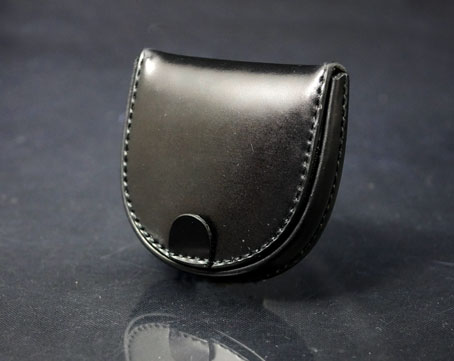 水染めオイルコードバン馬蹄型小銭入れ - Flathority(フラソリティ