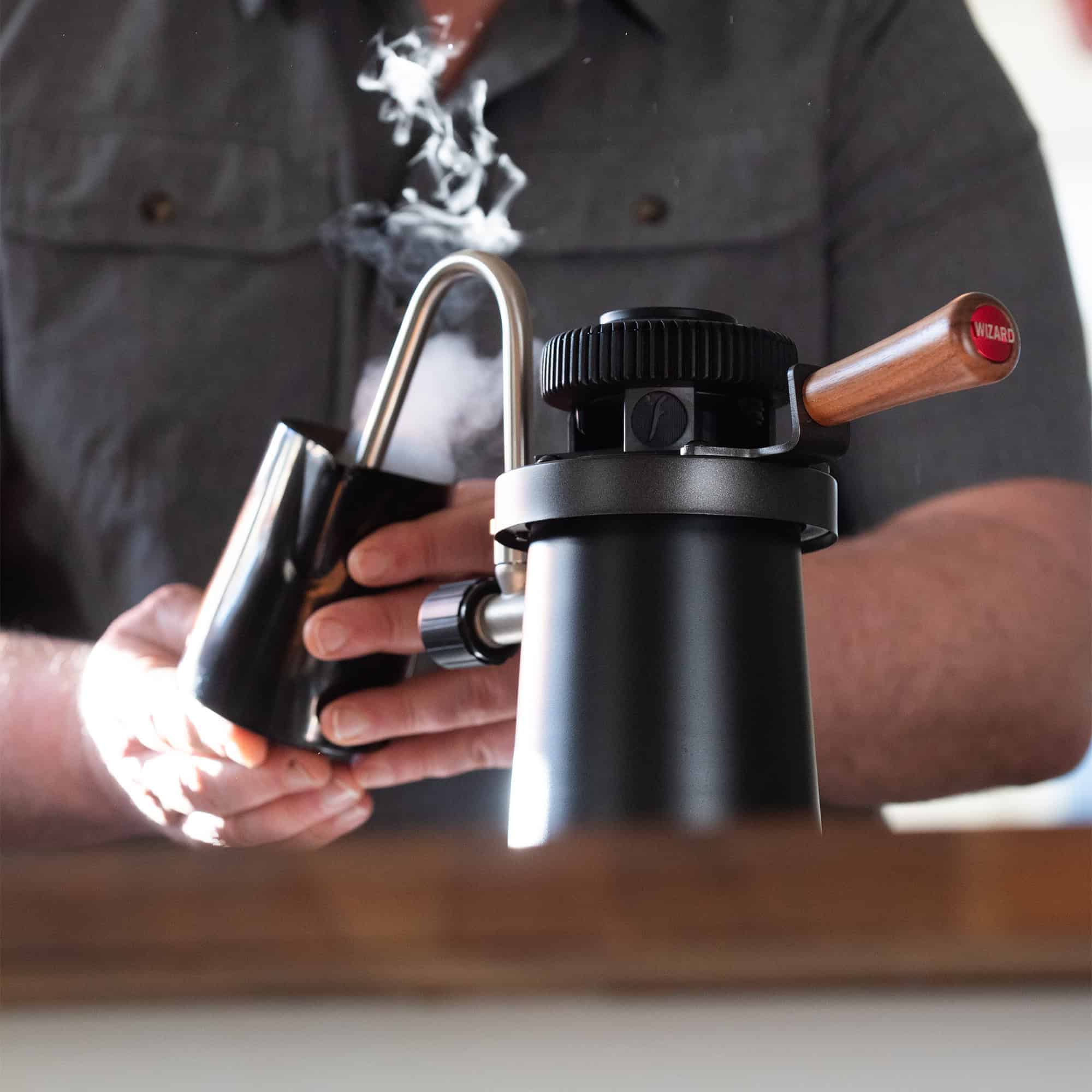 Flair Wizard Steamer | Stovetop Milk Steamer | Latte Art Microfoam