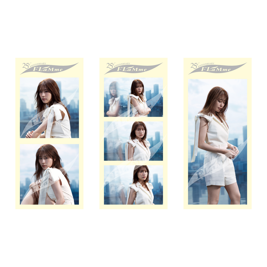 有村架純☆FLaMme 25th Anniversary フォトステッカー3枚組 – ［FLaMme