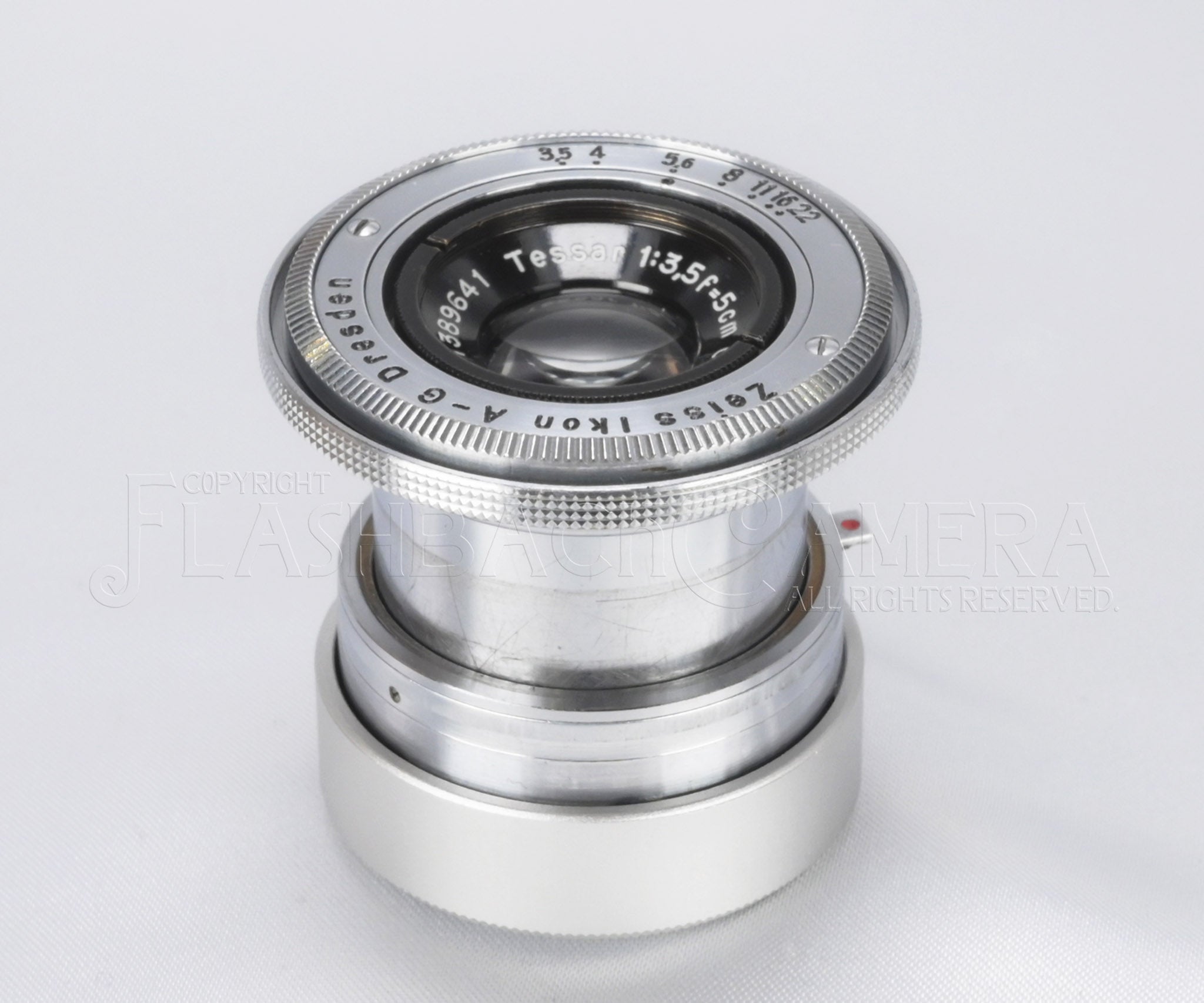 Tessar 50mm f3.5 (Contax) – FLASHBACK CAMERA