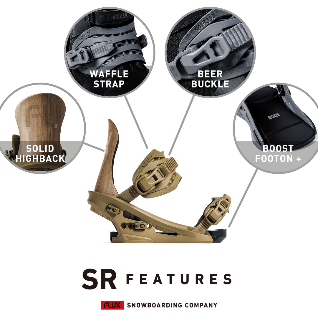 スノーボードバインディング ｜ SR | FLUX ONLINE STORE