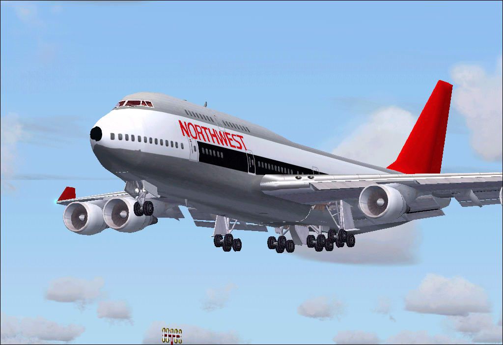 Northwest Orient Boeing 747-400 for FS2004