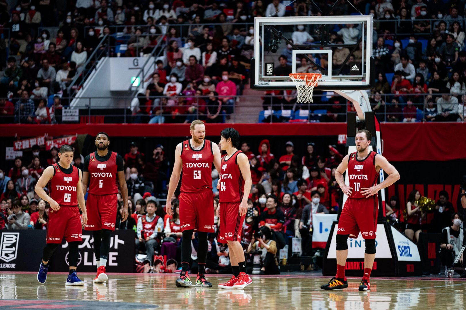アルバルク東京 ベースボールシャツ ストライプデザイン 2着セット