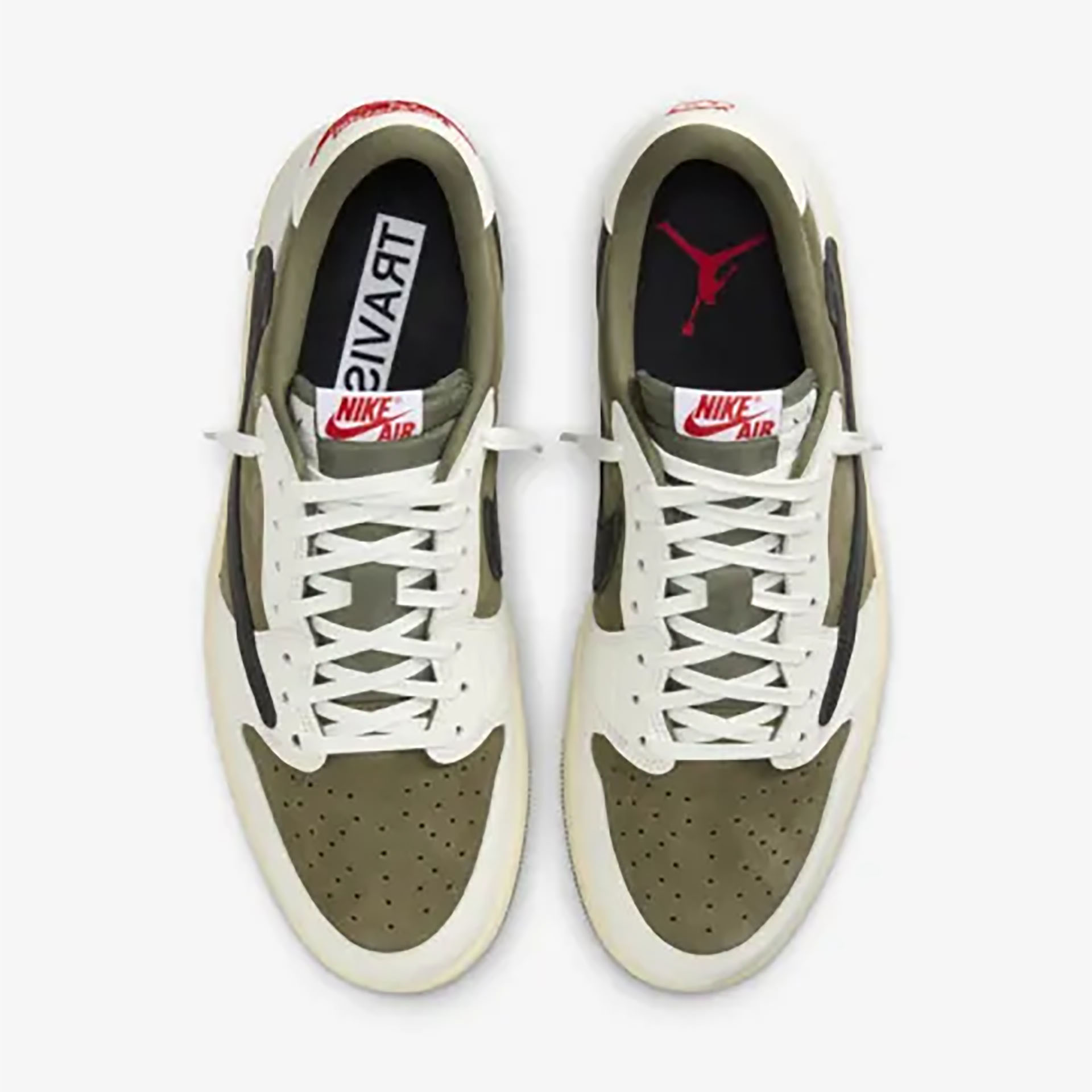 AIR JORDAN 1 LOW x Travis Scott 'Reverse Olive' ｜ FLY BASKETBALL