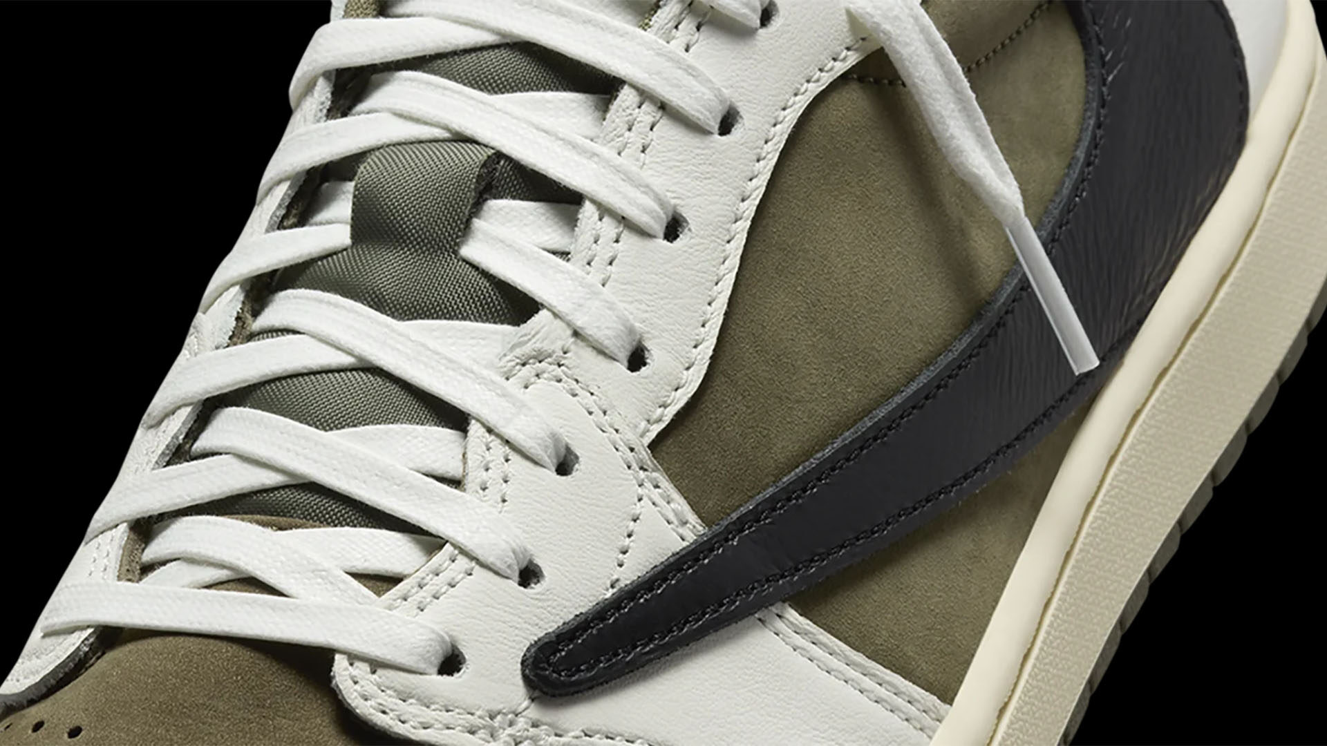 AIR JORDAN 1 LOW x Travis Scott 'Reverse Olive' ｜ FLY BASKETBALL