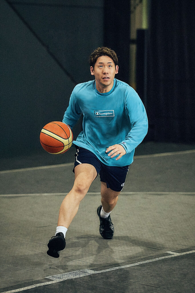 広島ドラゴンフライズのPG上澤俊喜が語る、チャンピオン 新作