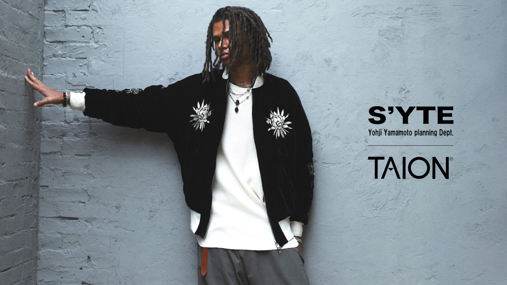 TAIONの10周年記念コラボレーション“S'YTE × TAION”リバーシブル