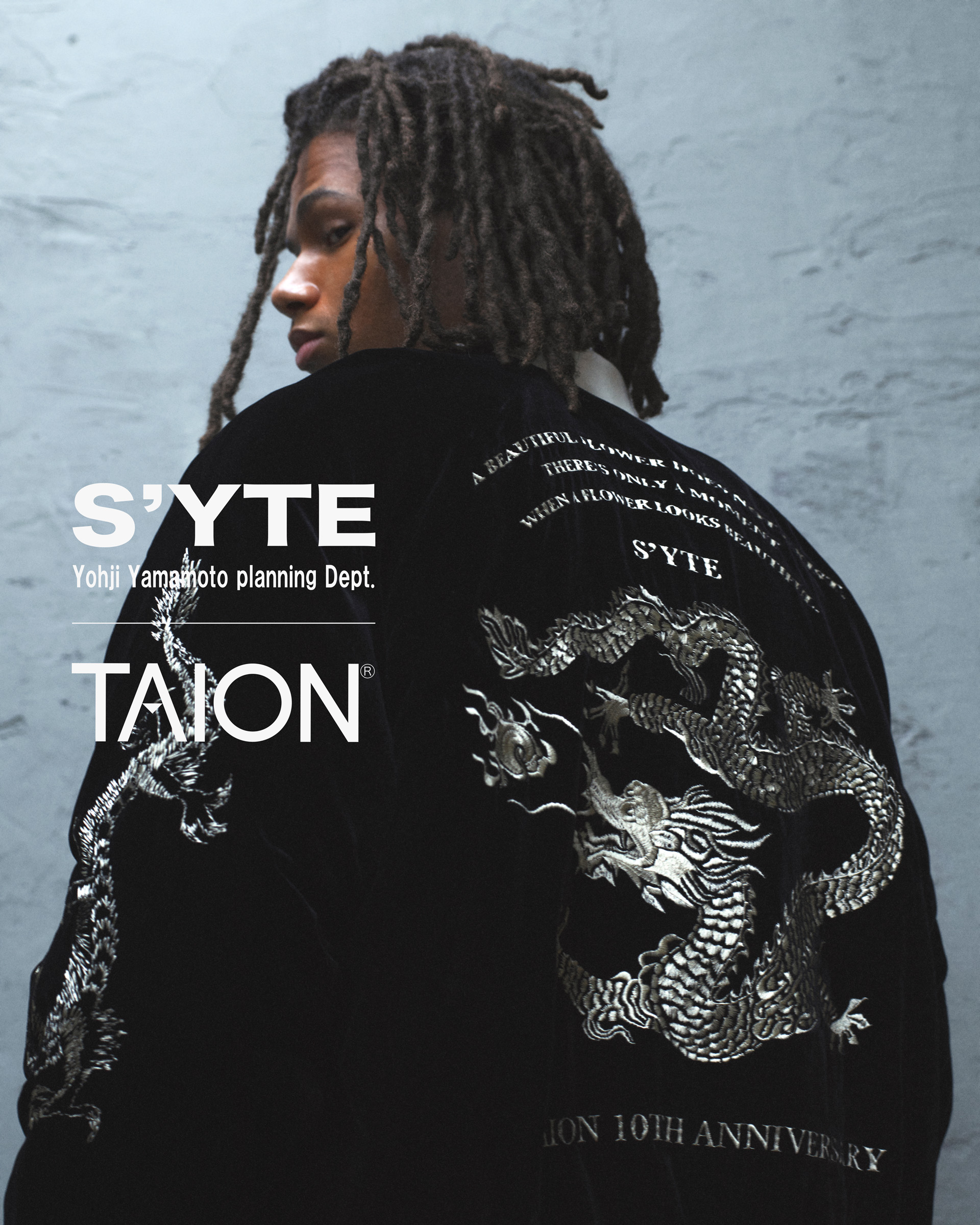 TAIONの10周年記念コラボレーション“S'YTE × TAION”リバーシブル