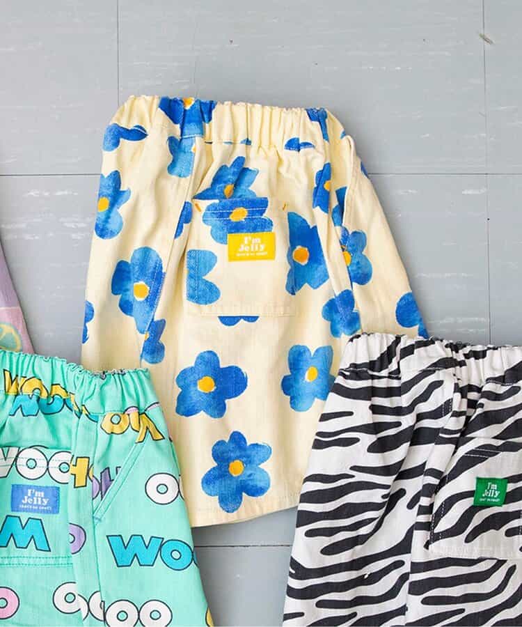 ☆SALE☆【I'm Jelly！】総柄ショートサロペット（J219905）|BREEZE