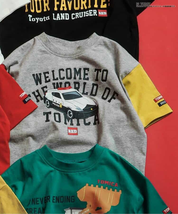 ☆SALE☆【リンク】TOMICA×BREEZE ナンバリングTシャツ(キッズサイズ