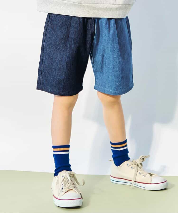 ☆SALE☆スタンダードタックハーフパンツ 5分丈（V223045）|apres les