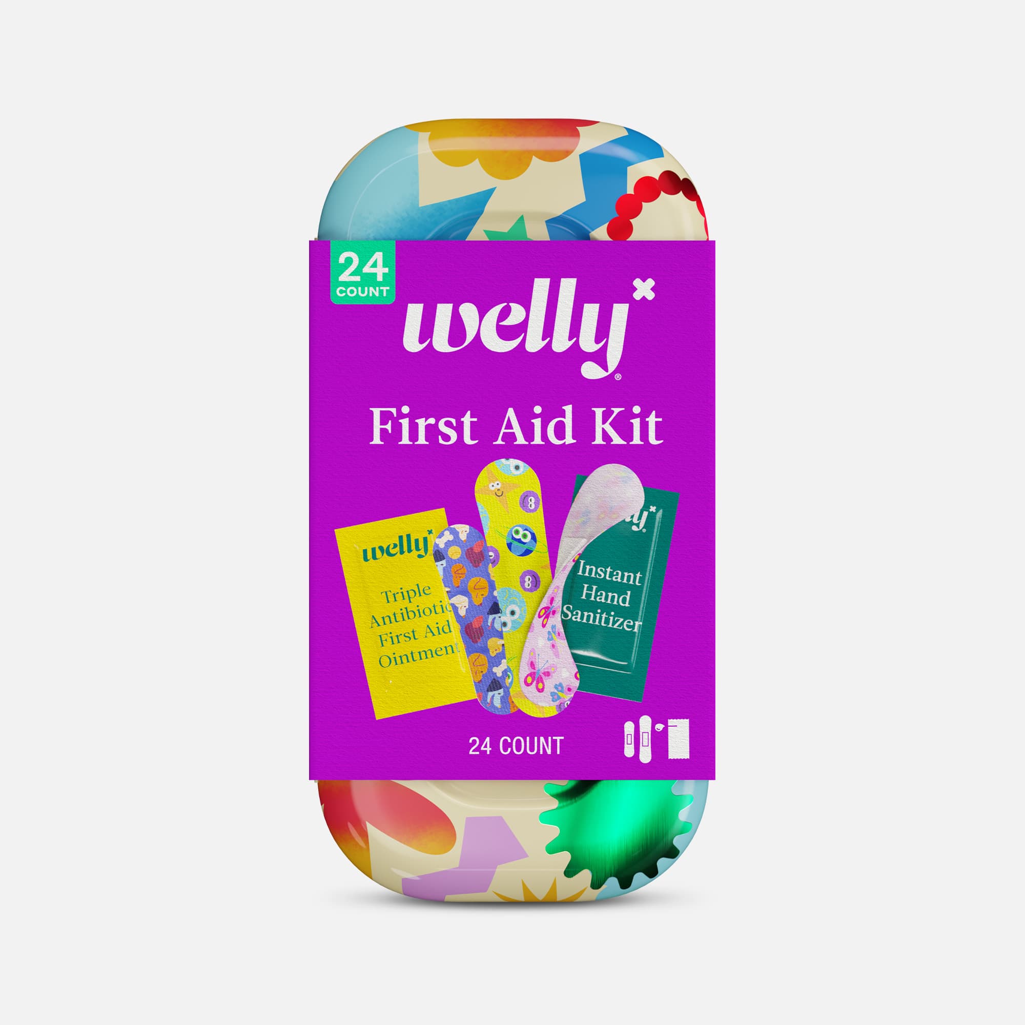 FSA Eligible Welly Quick Fix Kit First Aid Travel Kit - 24 ct