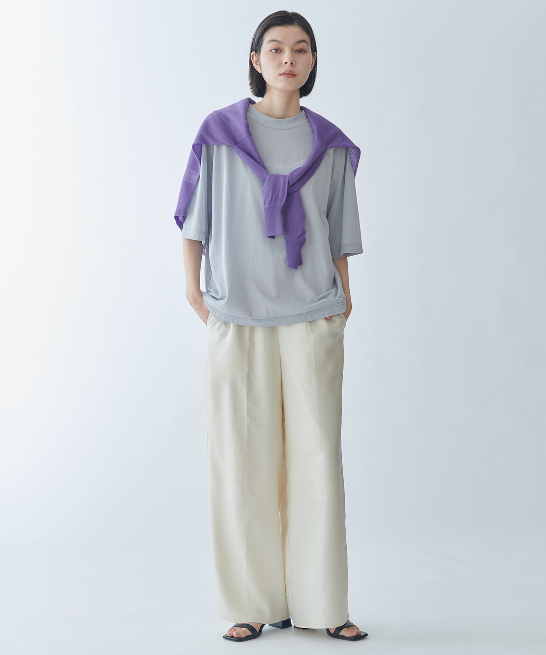 ビッグシルエットシアートップス – FACE SANS FARD