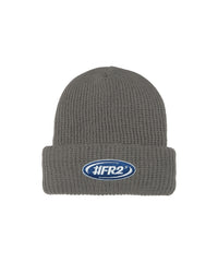 Oval Logo Embroidery Beanie – #FR2