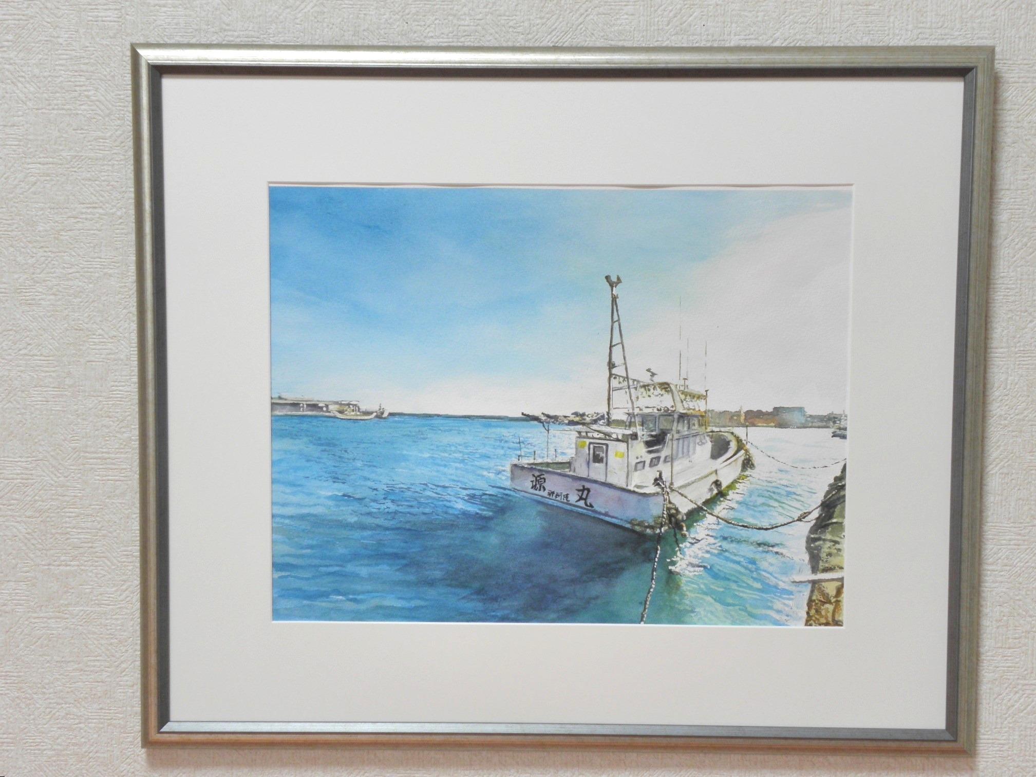 絵画の通販、購入ならFROM ARTIST/作品名：休息する舟/作家名：山崎 香住