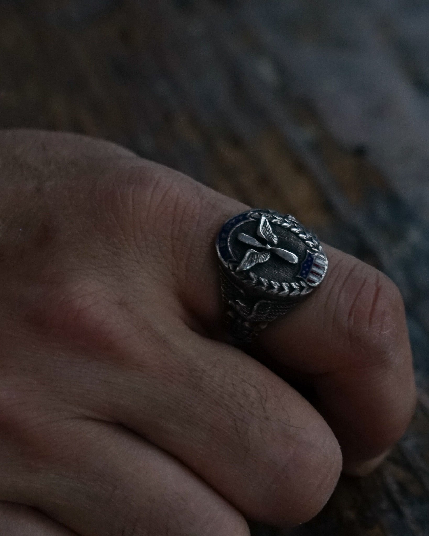 Silver US Navy Ring / size: 10.75 – Front General Store