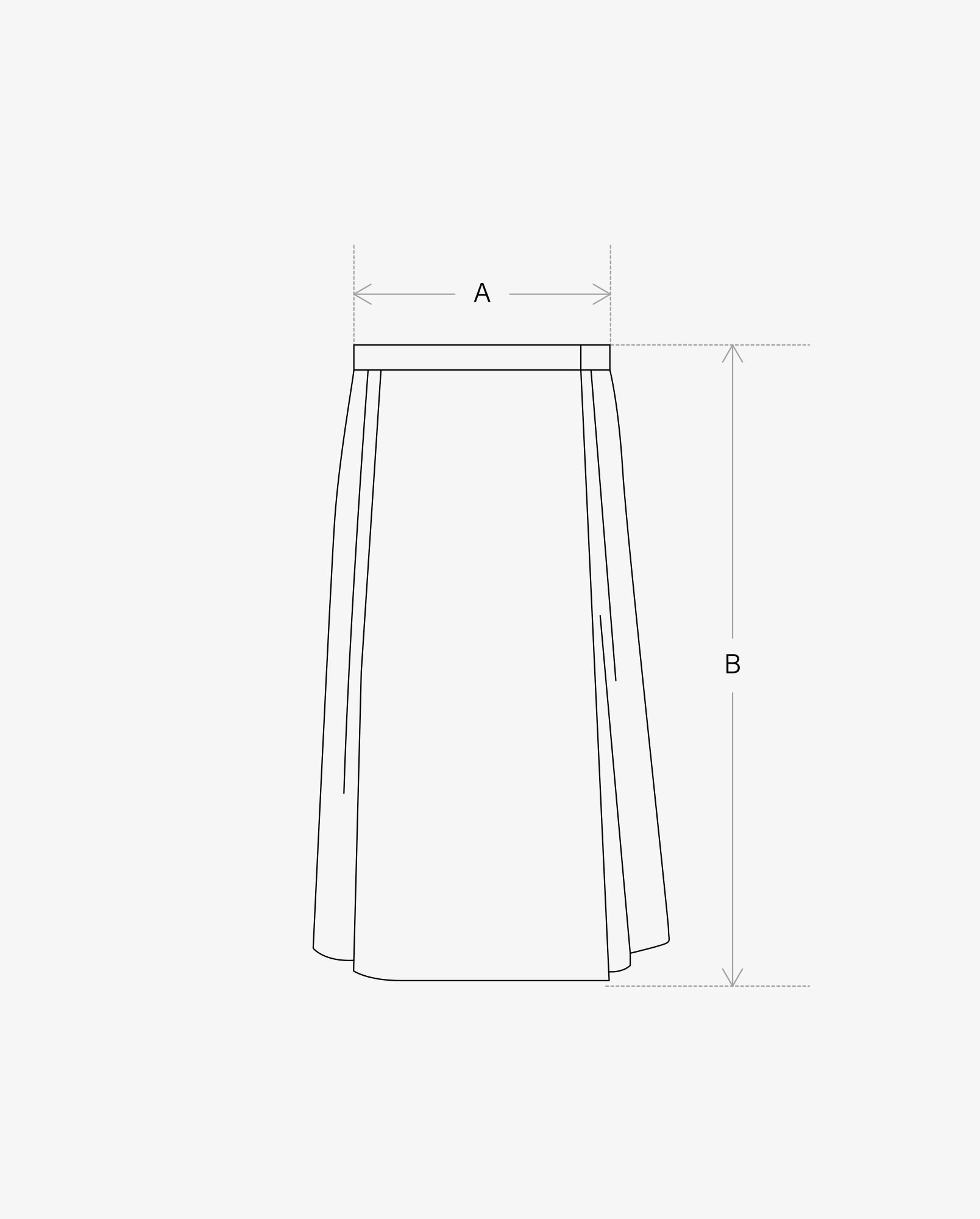 Wool x Print Docking Asymmetry Skirt Size: W27 – Front General Store