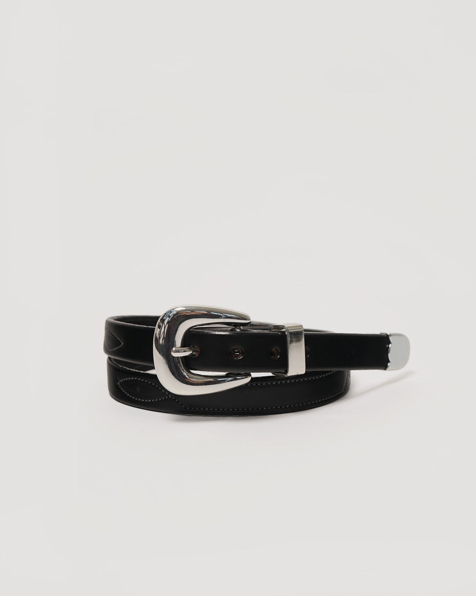 FGS Simple Western Leather Belt – Front General Store