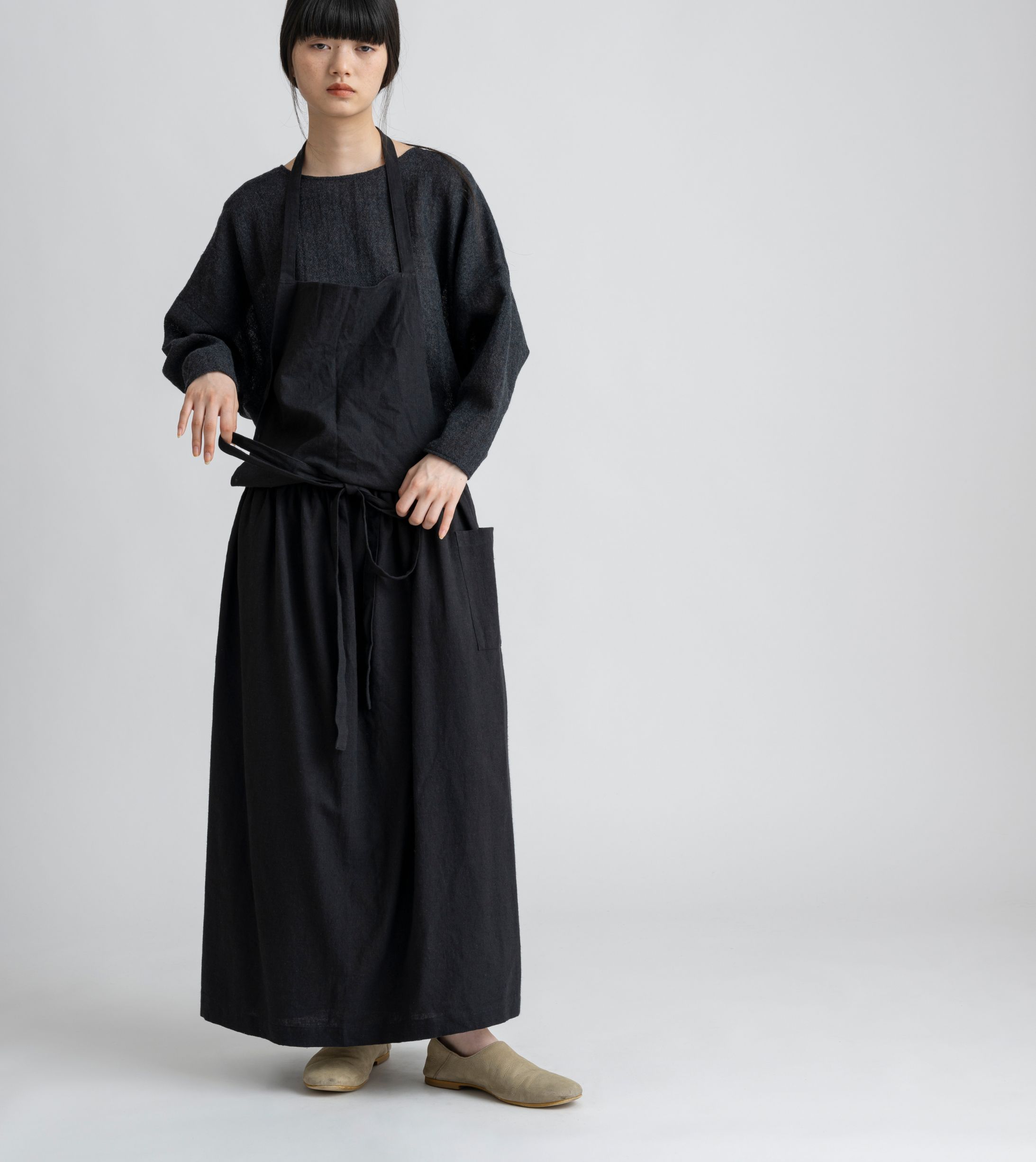 ギャザーエプロン | FRANCESCA AMAM LABEL