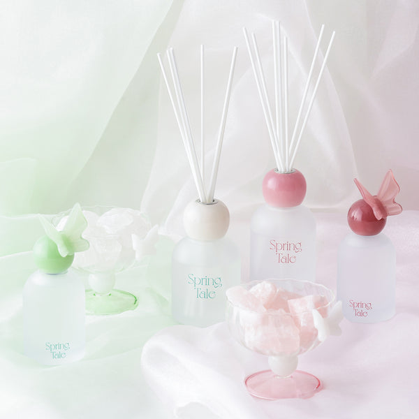 スプリングテール フレグランス ディフューザー ピンク（ピーチ
