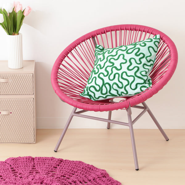 ロータス パーソナルチェア ピンク×グレージュ | Francfranc（フラン