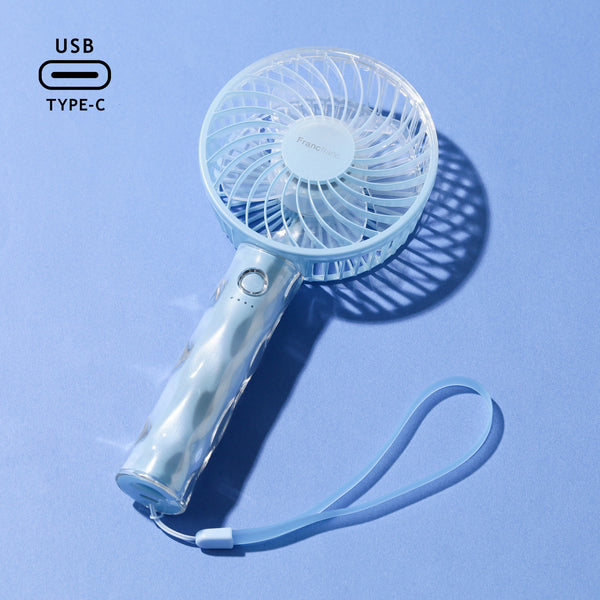 2025年モデル】フレ ハンディファン ウェーブ ブルー | Francfranc