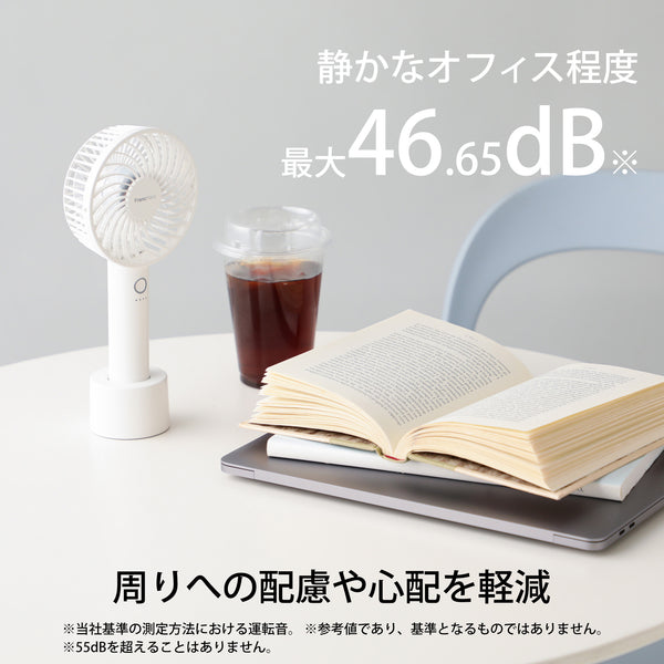 2025年モデル】フレ ハンディファン ウェーブ シルバー | Francfranc