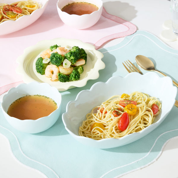 うねうね オーバルボウル ミント | Francfranc（フランフラン）公式