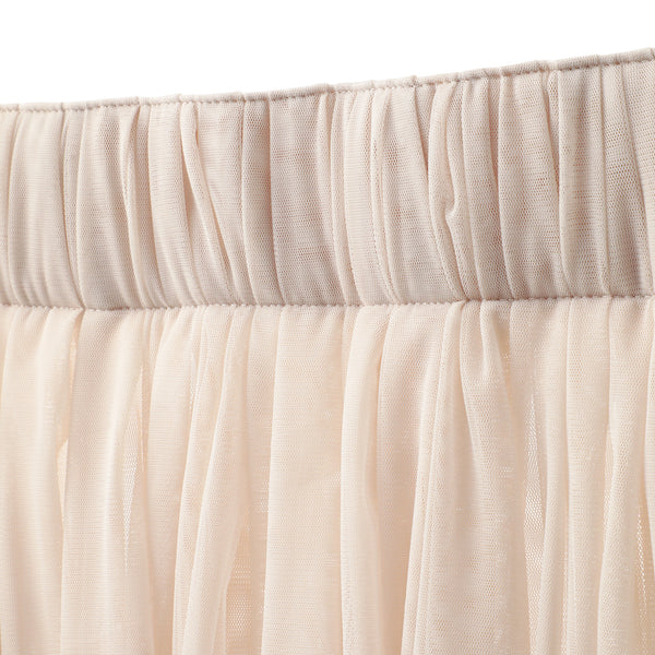 ダブルチュール レースカーテン H1780×W1000 ライトベージュ