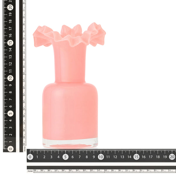 フリル フラワーベース M ピンク | Francfranc（フランフラン）公式