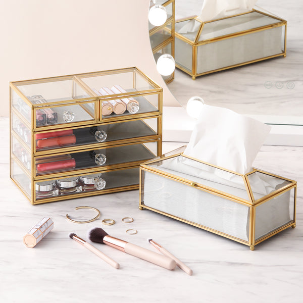 ガラスオーガナイザー ティッシュボックス | Francfranc（フランフラン