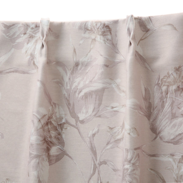 リリア ダブルカーテン ベージュ H2000×W1000 （レース&ドレープ/既製