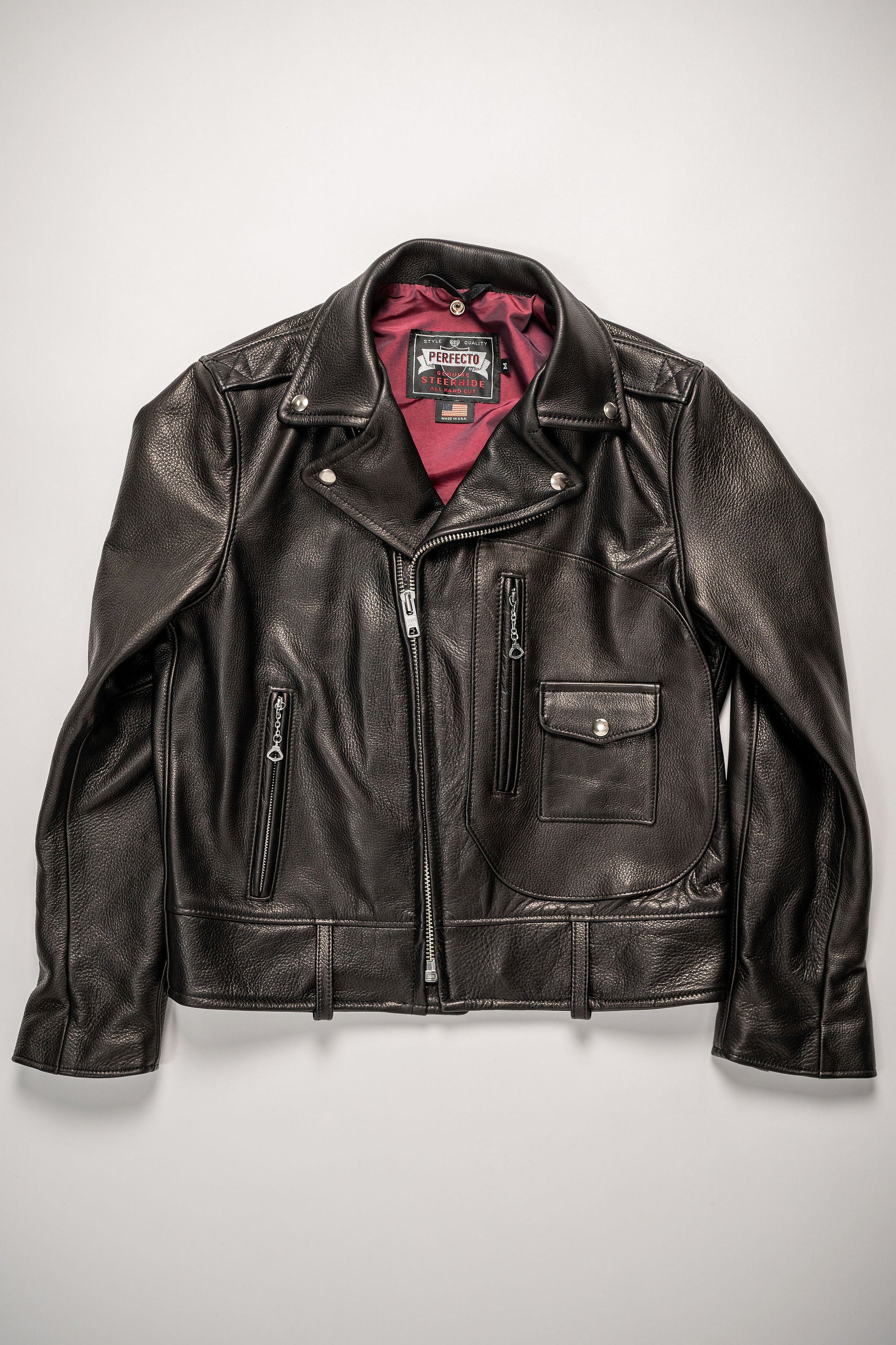 Schott NYC 568 Vandals Jacket - Black - Franklin & Poe